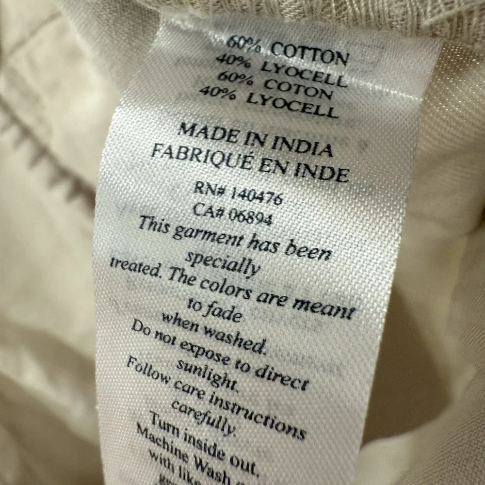 Faherty Chino‎ Shorts Tan Mens Size 38 X 10